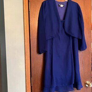 Lady Hampton Royal Blue MOTB dress with jacket size 14